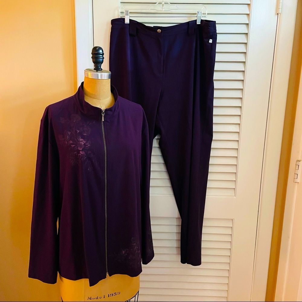ZENERGY BY CHICO’S | purple track suit 3